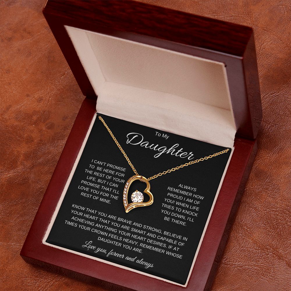 To My Daughter | Forever Love Heart Necklace
