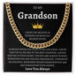 To My Grandson | Cuban Linked Chain