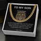 To My Son | Cuban Linked Chain