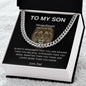 To My Son | Cuban Linked Chain