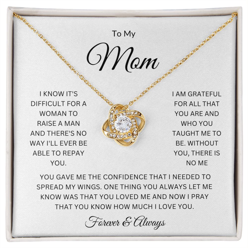 To My Mom | Love Knot Necklace