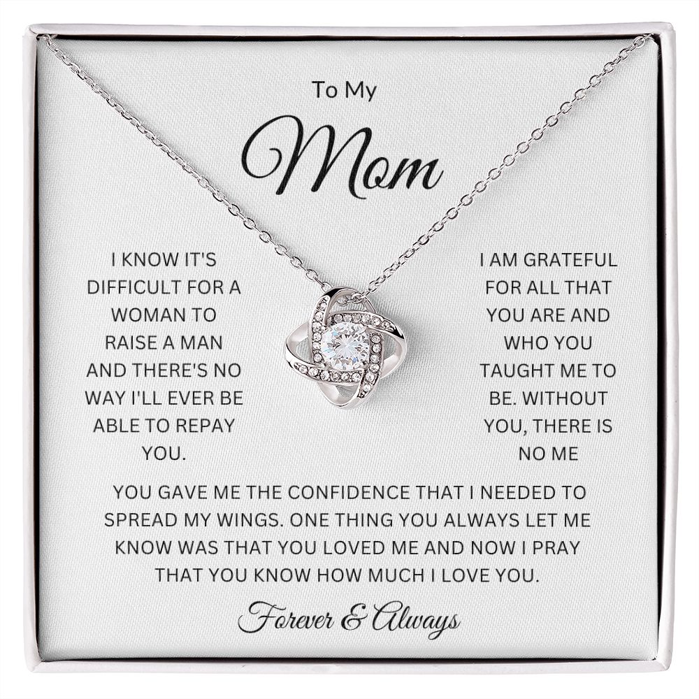 To My Mom | Love Knot Necklace