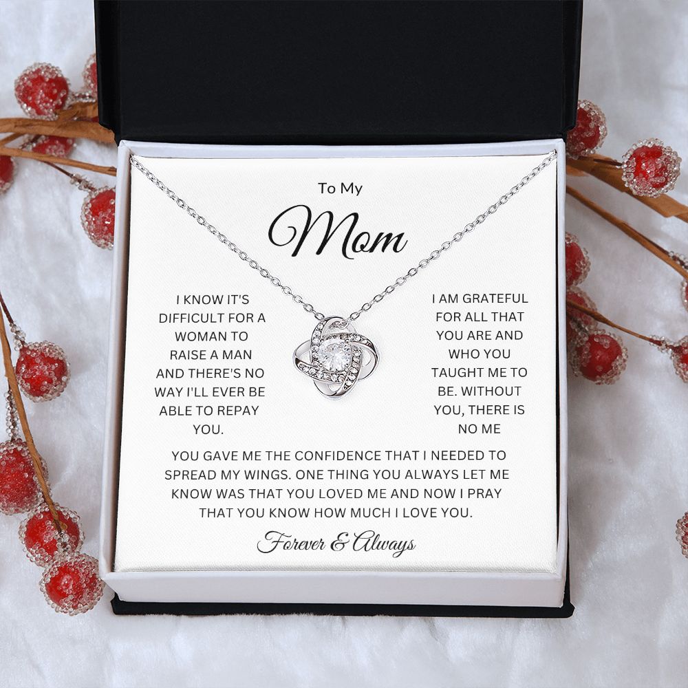 To My Mom | Love Knot Necklace