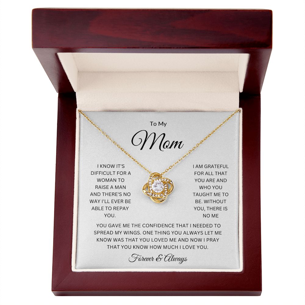 To My Mom | Love Knot Necklace