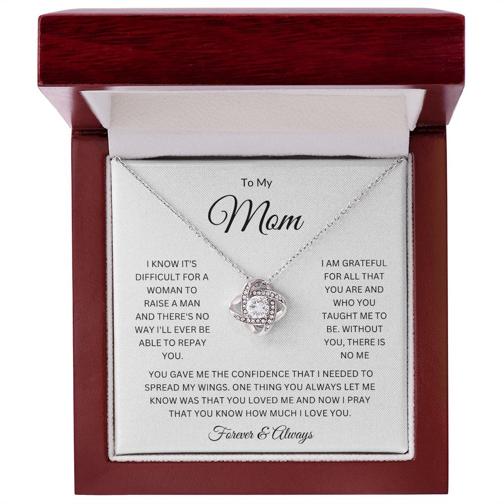 To My Mom | Love Knot Necklace