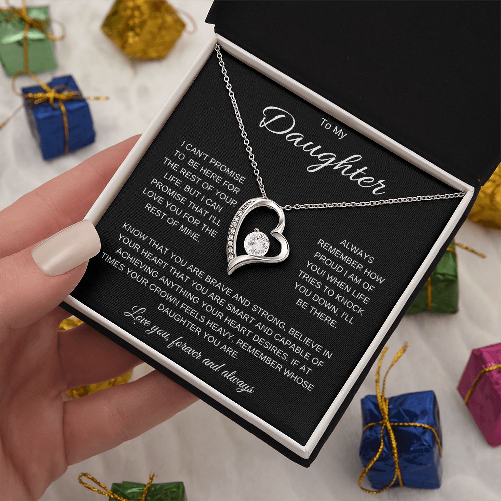 To My Daughter | Forever Love Heart Necklace