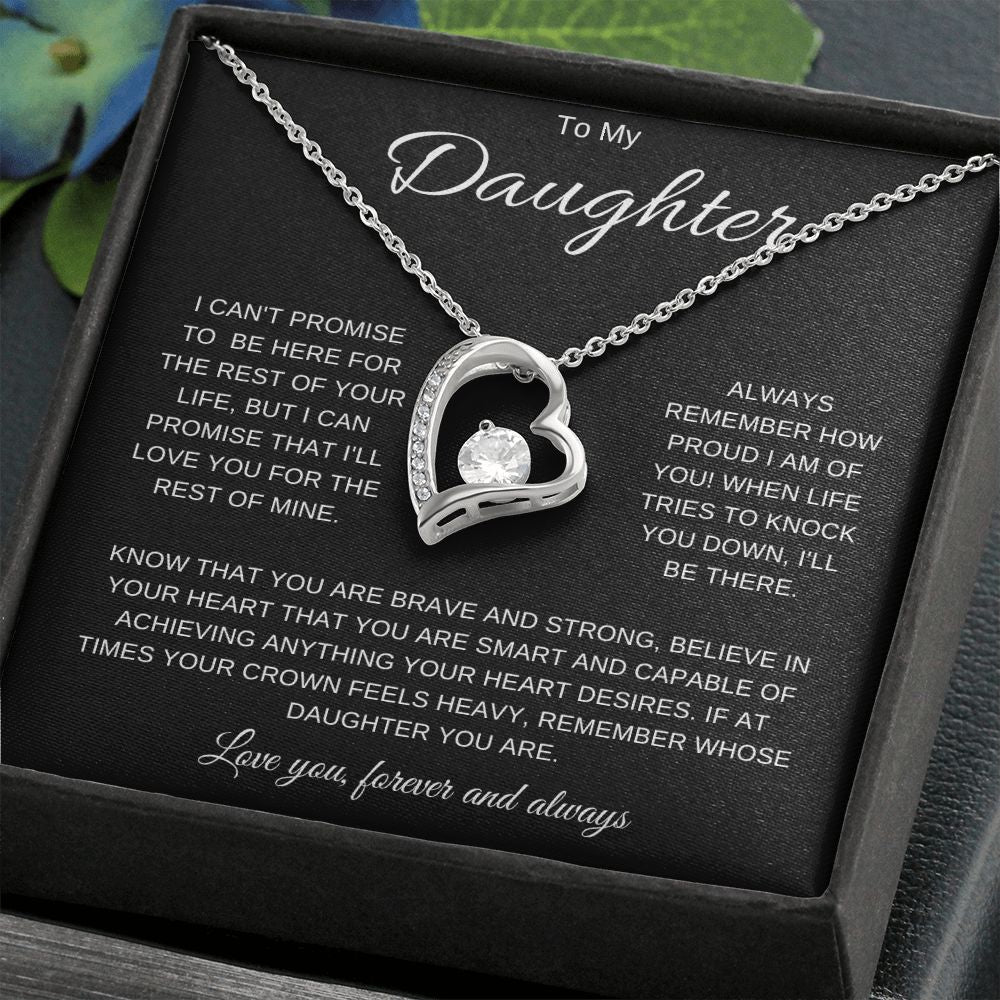 To My Daughter | Forever Love Heart Necklace