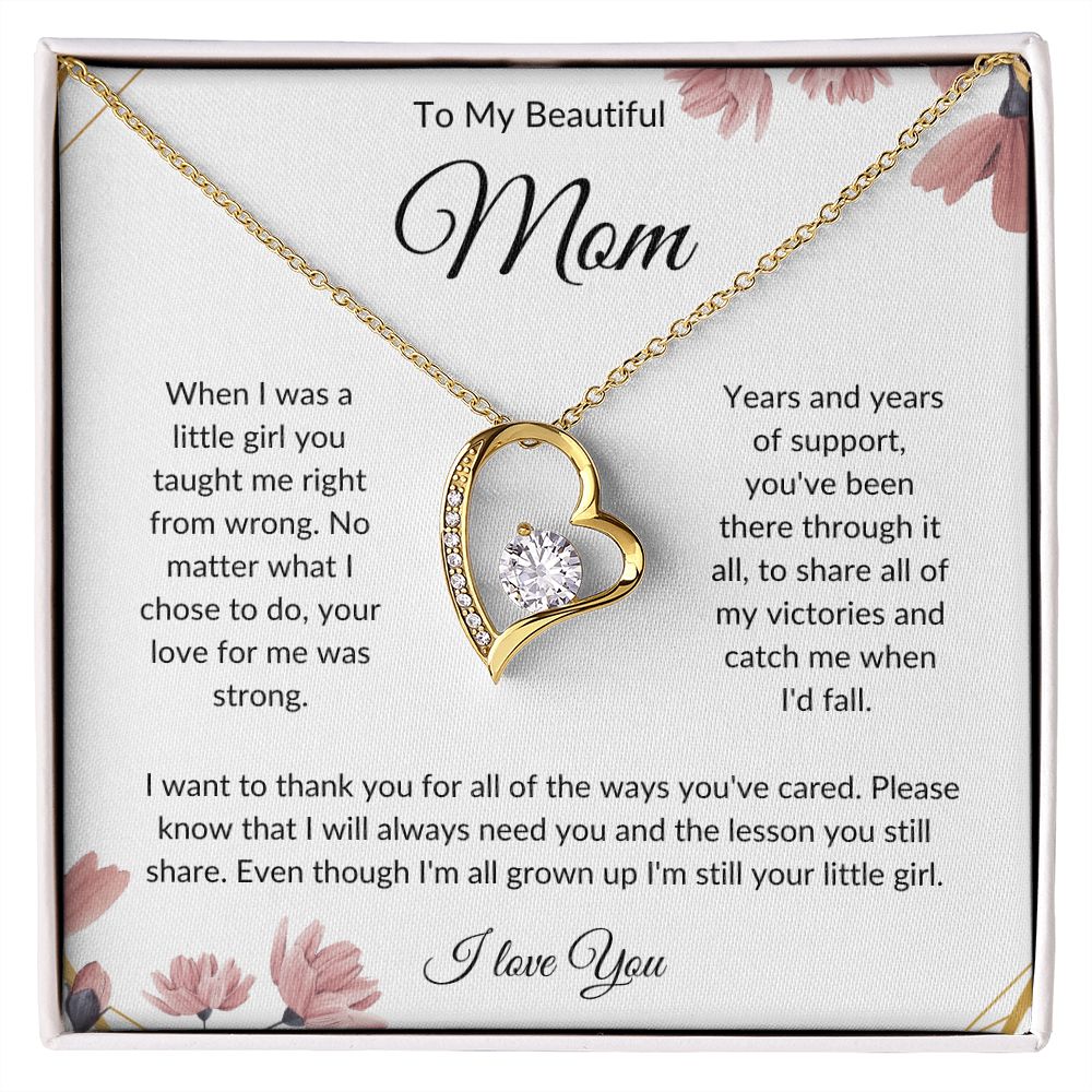 To My Beautiful Mom | Forever Love Heart