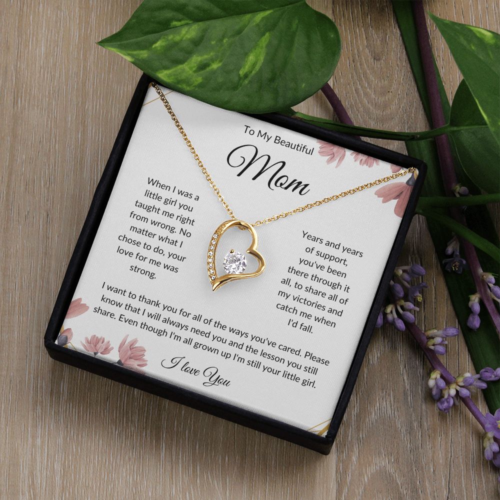 To My Beautiful Mom | Forever Love Heart