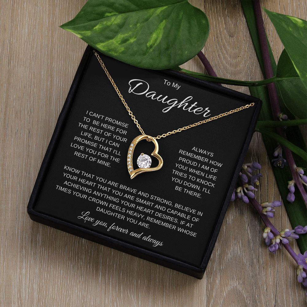 To My Daughter | Forever Love Heart Necklace