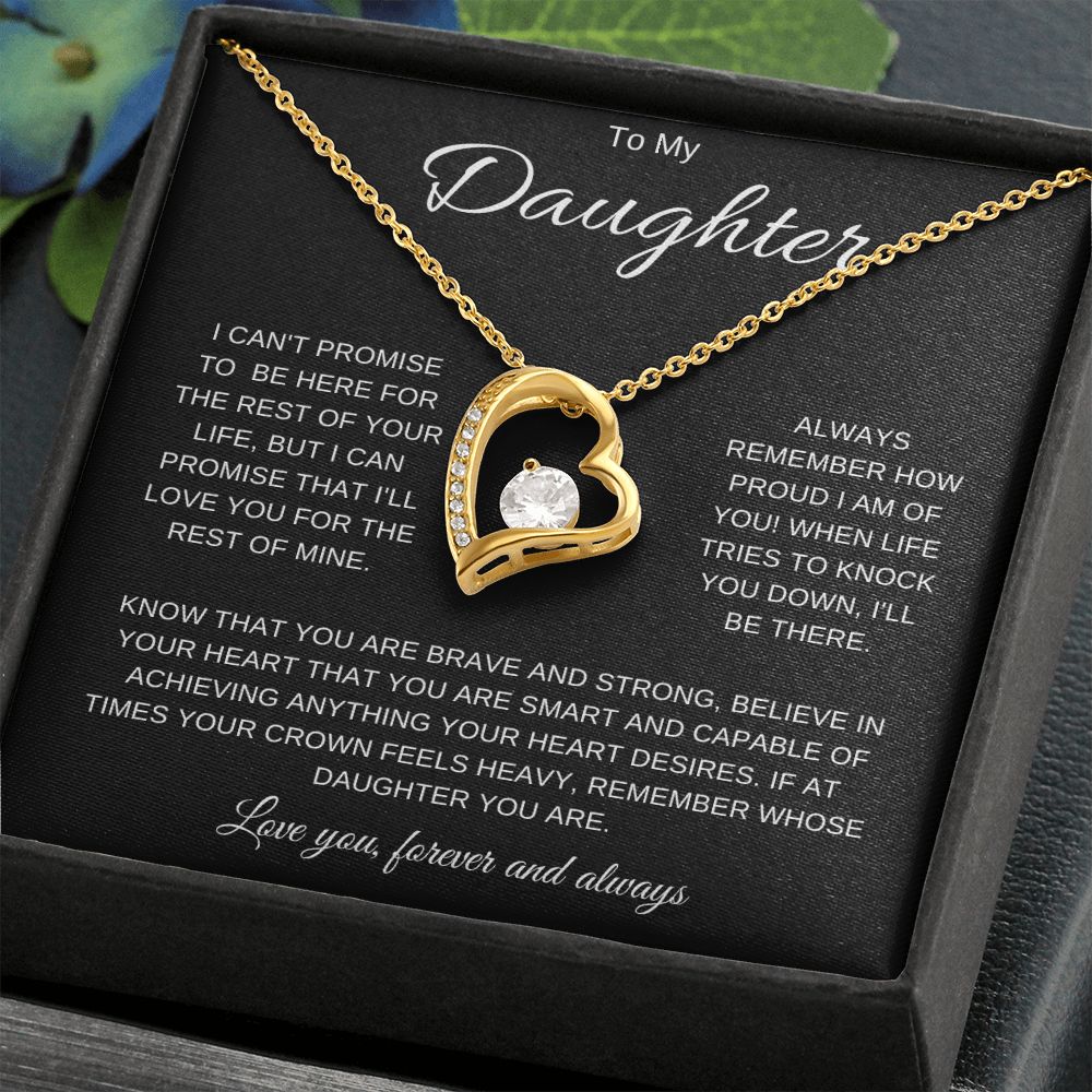 To My Daughter | Forever Love Heart Necklace