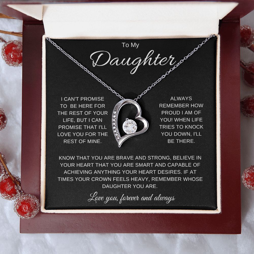 To My Daughter | Forever Love Heart Necklace