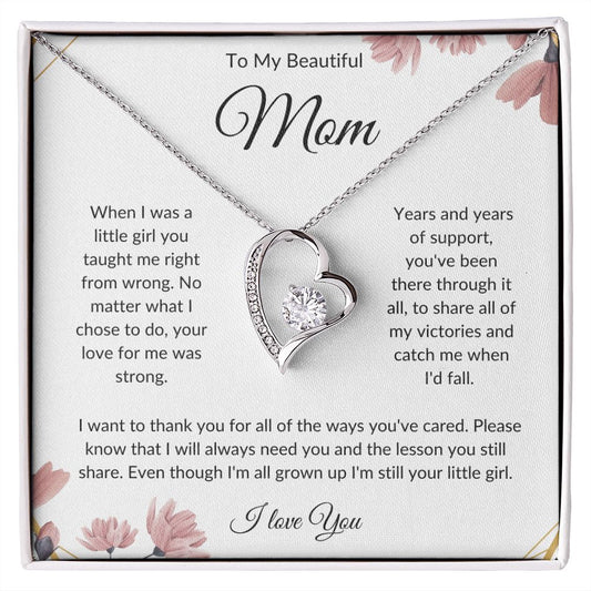 To My Beautiful Mom | Forever Love Heart