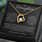 To My Daughter | Forever Love Heart Necklace